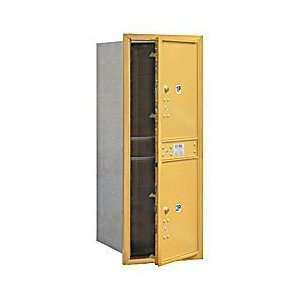  Alone Parcel Locker   2 PL5s   Gold   Front Loading   Private Access