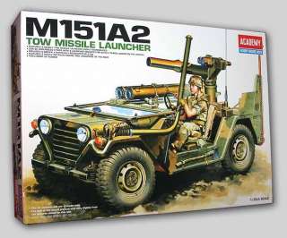 TOW MISSILE LAUNCHER US Army M151A2 1/35 Academy #14306  