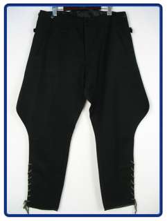 the officer type m32 service breeches are made of doube weaves black 