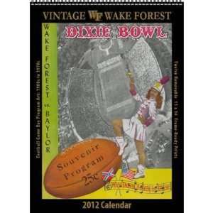  Vintage Wake Forest Demon Deacons Football 2012 Wall 