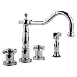  Pesaro Double Handle Widespread Bar Kitchen Faucet with 