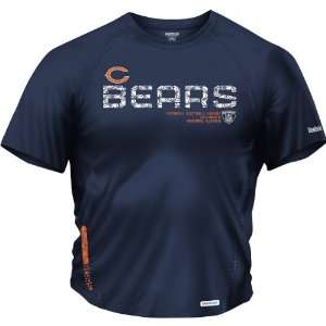  Reebok Chicago Bears Sideline Tacon Short Sleeve Equipment 