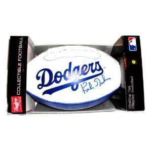   Gibson Autographed Los Angeles Dodgers Football
