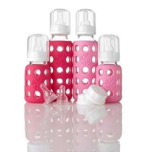  Lifefactory Starter Kit  Pink / Raspberry Baby