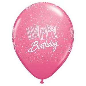 Mayflower Balloons 6067 11 Inch Happy Birth Day A Round Festive Latex 