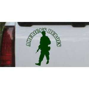 Military American Heroes Military Car Window Wall Laptop Decal Sticker 