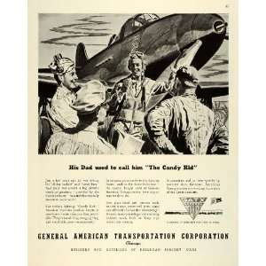  1943 Ad General American Transportation Railroad Freight 