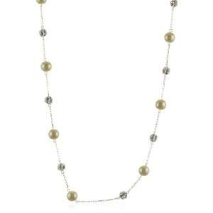  Carolee Pearl And Crystal Basics Necklace, 36 Jewelry