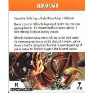  Blood Oath Feat Card (Hero Clix   Hammer of Thor   Blood Oath 