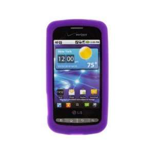   Skin Cover Case Dark Purple For LG Vortex Cell Phones & Accessories
