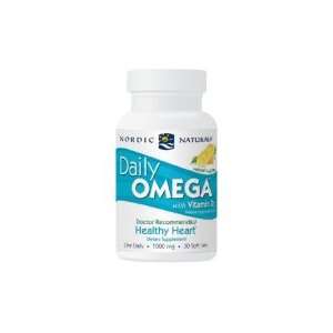  Daily Omega Lemon   Provides Heart Health, 30 ct Health 