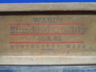   Standard Quality Glass & Wood Washboard by Montgomery Ward C51  