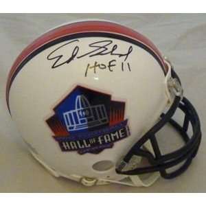  Ed Sabol Autographed Hall of Fame Mini Helmet HOF 11 JSA 