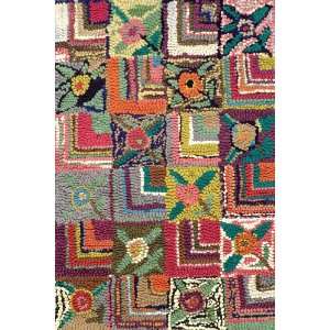  Gypsy Rose Cotton Hooked Rug