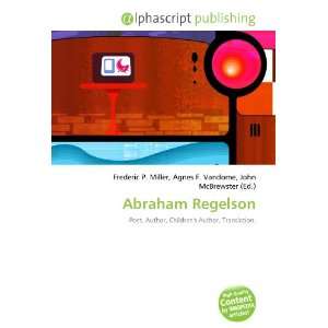  Abraham Regelson (9786134124805) Books