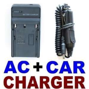 com NP FM500 AC Wall Charger + In Car Adapter for Sony DSR PD170, DSR 