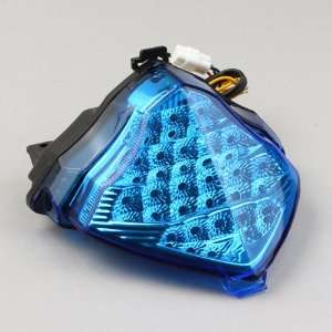  Blue LED Tail Light + Signals for Yamaha YZF R1 04 06 