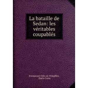   coupablÃ©s Ã?mile Corra Emmanuel FÃ©lix de Wimpffen Books