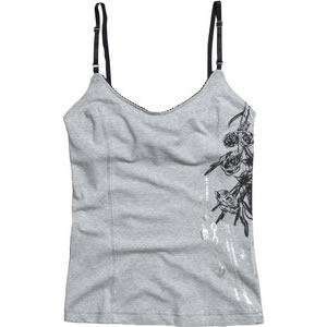  Fox Racing Womens So Fine Cami   Large/Heather Grey Automotive