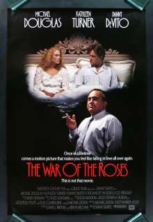 THE WAR OF THE ROSES * CINEMASTERPIECES 1SH DS ORIG DIVORCE MOVIE 