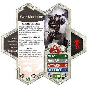 Custom Heroscape Marvel War Machine  