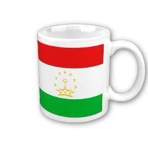 Tajikistan Flag Coffee Cup
