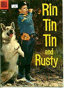 1957 DELL TV COMIC BOOK RIN TIN TIN #18 FVF  