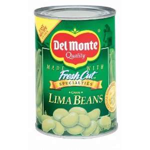 Del Monte Lima Beans Green   24 Pack Grocery & Gourmet Food