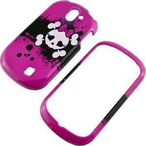  Hot Pink Cutie Skull Protector Case for LG DoublePlay C729 