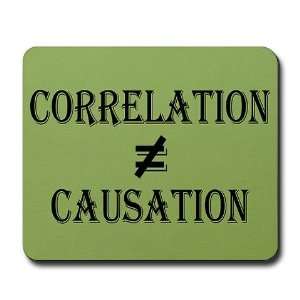  Correlation Causation Funny Mousepad by  Office 