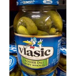  Vlasic Kosher Dill Baby Whole Pickles 46 Oz Everything 