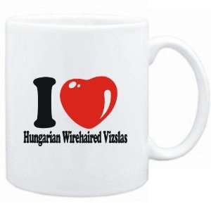   White  I LOVE Hungarian Wirehaired Vizslas  Dogs
