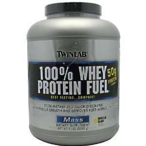  Twin Laboratories 100% Whey Protein Fuel, Vanilla Slam, 5 