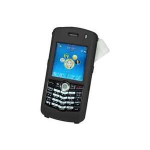 Cellet Brand] Blackberry 8100 Pearl Black Rubberized Coated Proguard 