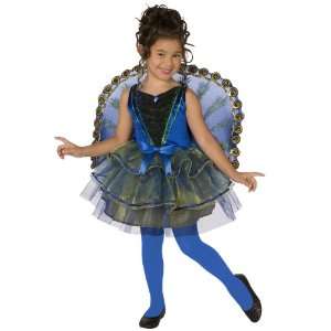   By BuySeasons Pretty Peacock Child Costume / Blue   Size 12 14L TWEEN