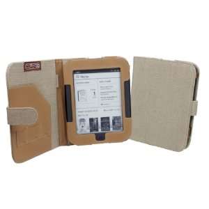   Natural Hemp Cover Case (Book Style)   Sahara Brown Electronics