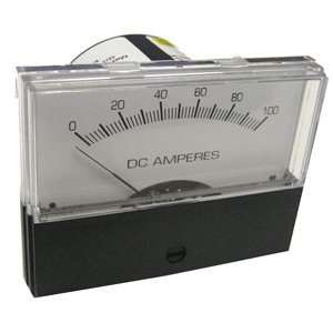   PANELTRONICS DC AMMETER 2 1/2 0 100 DC AMP ANALOG