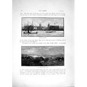  Greenwich Hospital Park River Thames 1885 Cassell Print 