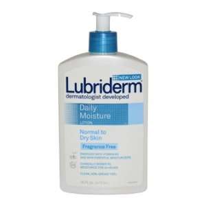   Skin Lubriderm For Unisex 16 Ounce Fragrance Free Vitamin B5 Beauty