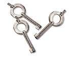 Three pack of Standard Handcuff Keys, Fits S&W, Peerless, ASP and Many 