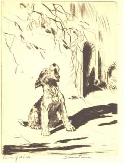 1935 illustration diana thorne prince of wails terrier  