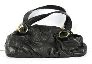 Uggs Black Leather Small Hobo Purse / Bag / Handbag  