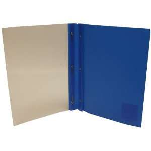  Blue with Clear 9x12 Cover Report Covers with Clips for 3 
