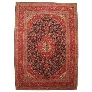  9x13 Hand Knotted Kashan Persian Rug   911x1310
