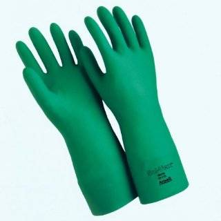 Ansell Dura Touch 34 175 Vinyl Glove, Chemical Resistant, Powder Free 