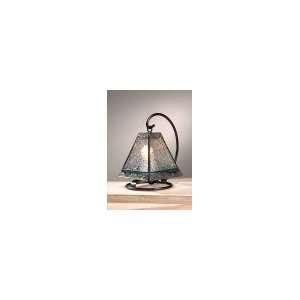  J Devlin Lam 559 Sage Accent Stained Glass Mini Lamp