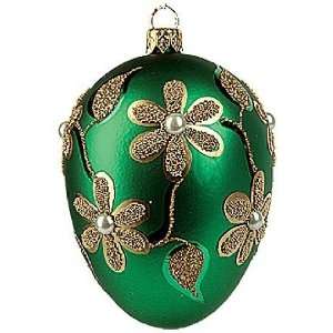  Faberge Inspired Polish Glass Christmas Ornament Egg
