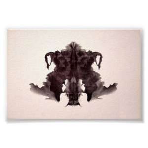  The Rorschach Test Ink Blots Plate 4 Poster