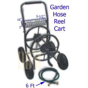  Mobile Garden Hose Reel Cart Patio, Lawn & Garden
