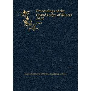   1913 Independent Order of Odd Fellows. Grand Lodge of Illinois Books